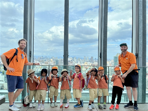ESL kids having fun